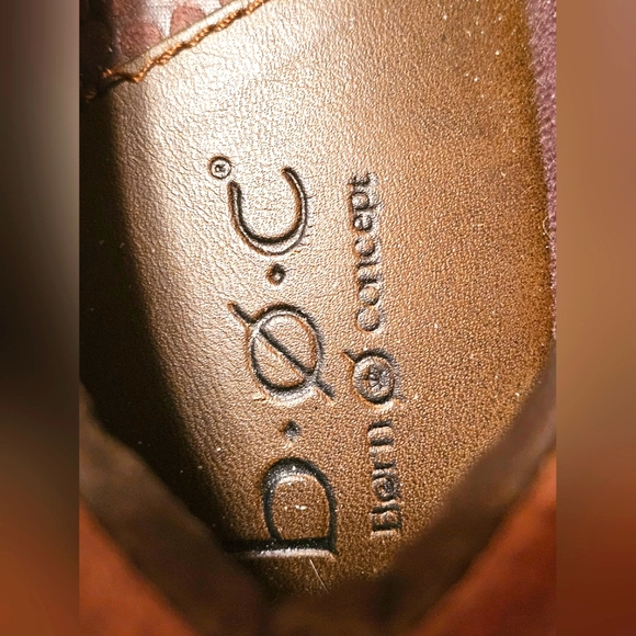 Born Concepts Womens Peggy Clog Braided Strap Brown Leather/Platform Shoe Sz10 - Picture 2 of 10